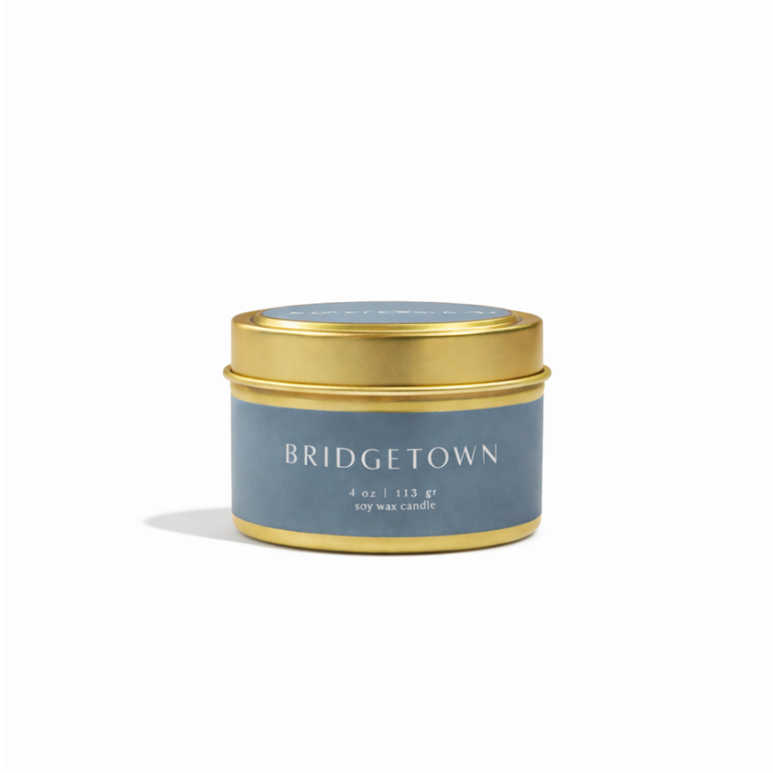 Bridgetown Wooden Wick Candle | Floral & Warm Vanilla Scent