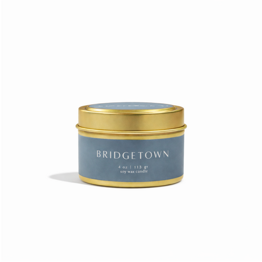 Bridgetown Wooden Wick Candle | Floral & Warm Vanilla Scent