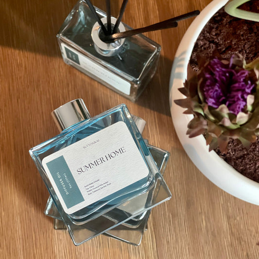 Summer Home Aqua Blue Diffuser & Reeds | 6oz